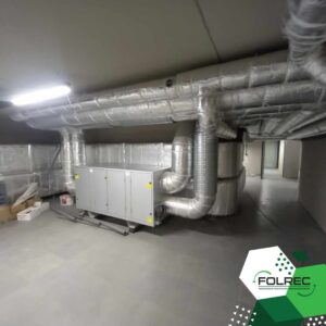 Rekuperacja w budynku podczas instalacji i przygotowania systemu do uruchomienia