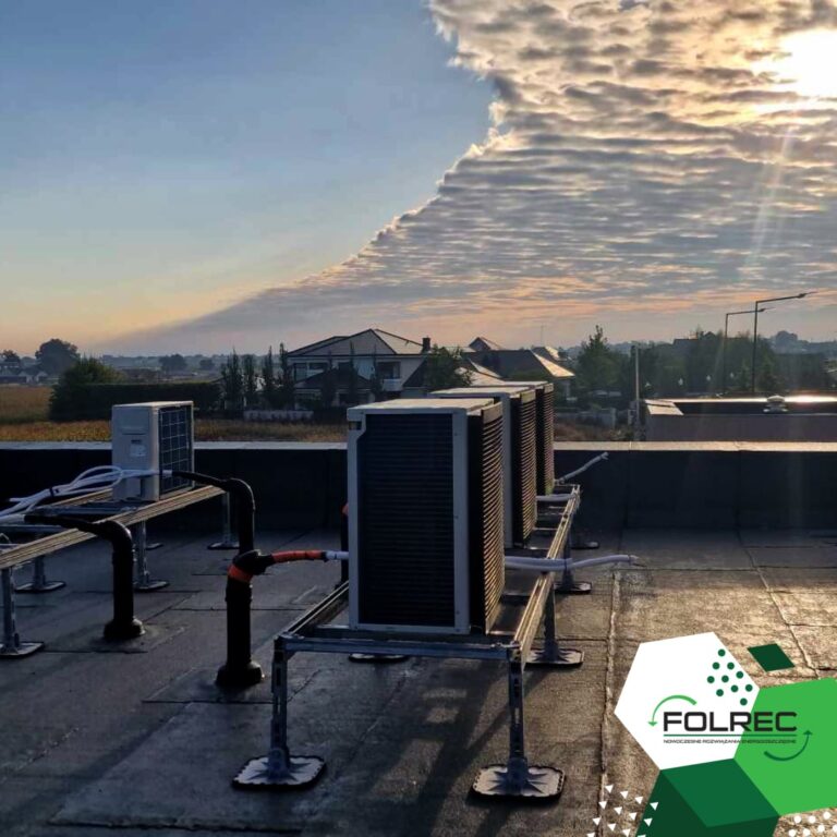klimatyzacja na dachu dużo klimatyzatorów montaż serwis jarocin witaszyce poznań środa wielkopolska