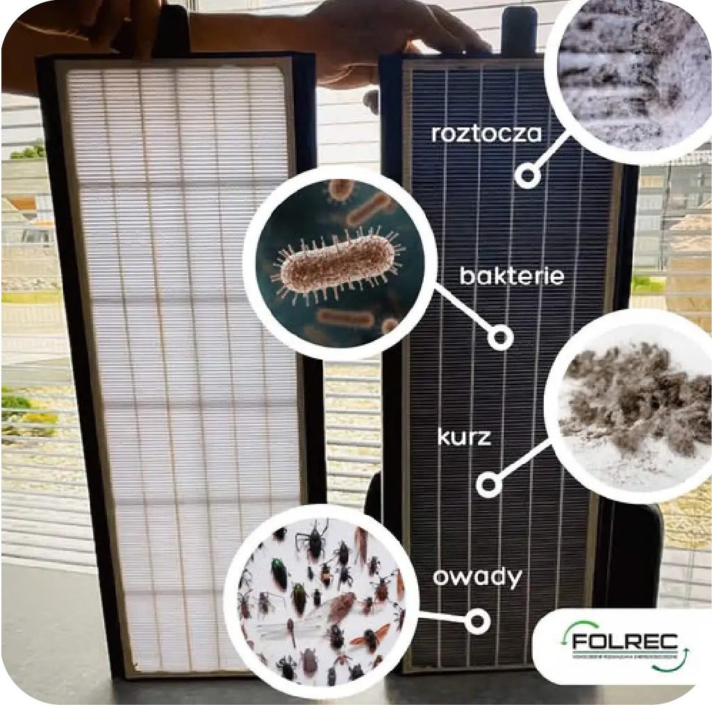 serwis rekuperatora wymiana filtrów naprawa rekuperatora rekuperacji jarocin poznań kalisz folrec