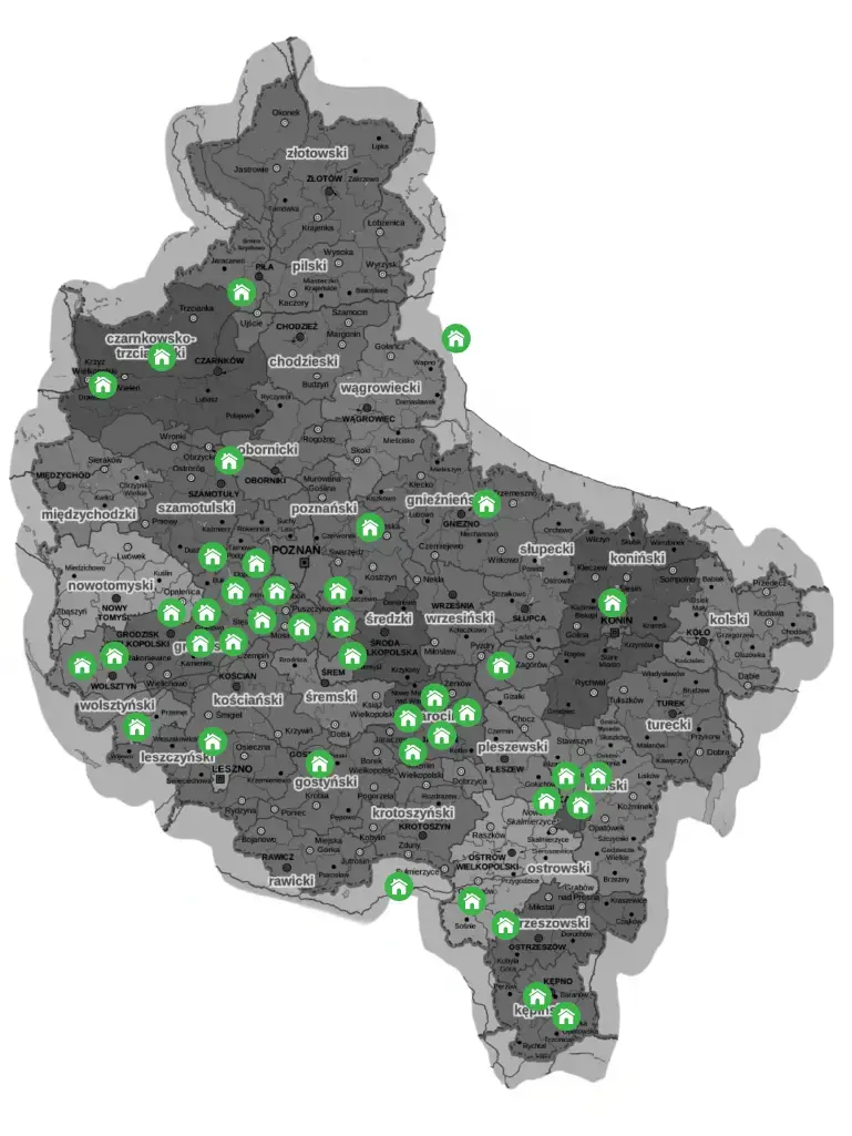 Domy prefabrykowane Erdol Haus w Wielkopolsce