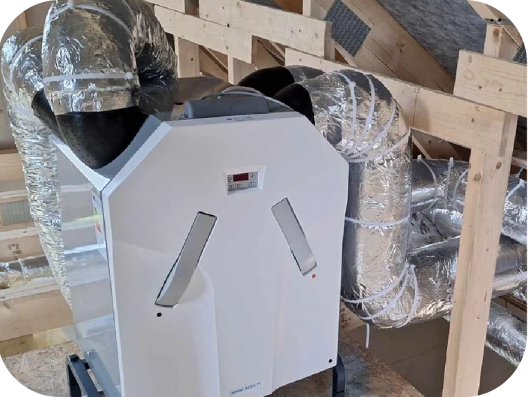 System wentylacji w starym domu po modernizacji Jarocin