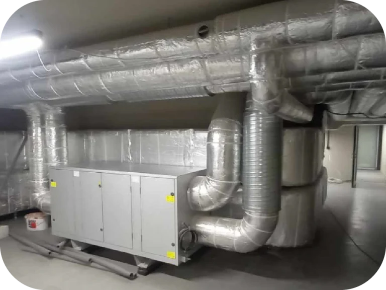 Instalacja wentylacyjna w nowoczesnym budynku Jarocin