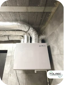 Instalacja rekuperacji w nowym budynku Jarocin