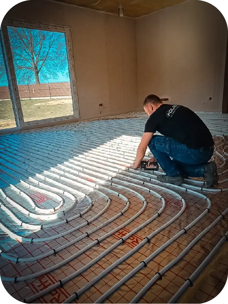 Podłogówka wodna, ogrzewanie podłogowe wodne, wod-kan, schemat, jak wygląda, jak zrobić?