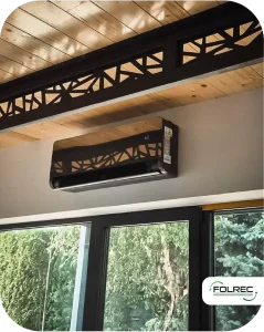 Klimatyzator w sypialni domu Jarocin instalacja chłodzenia