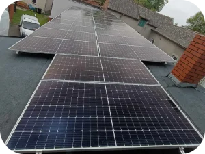 Instalacja paneli słonecznych Jarocin nowy budynek mieszkalny
