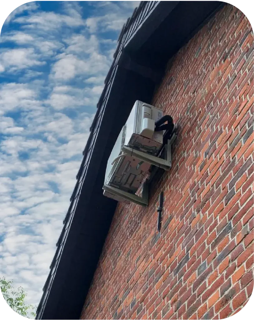 Klimatyzator ścienny w nowoczesnym domu Jarocin