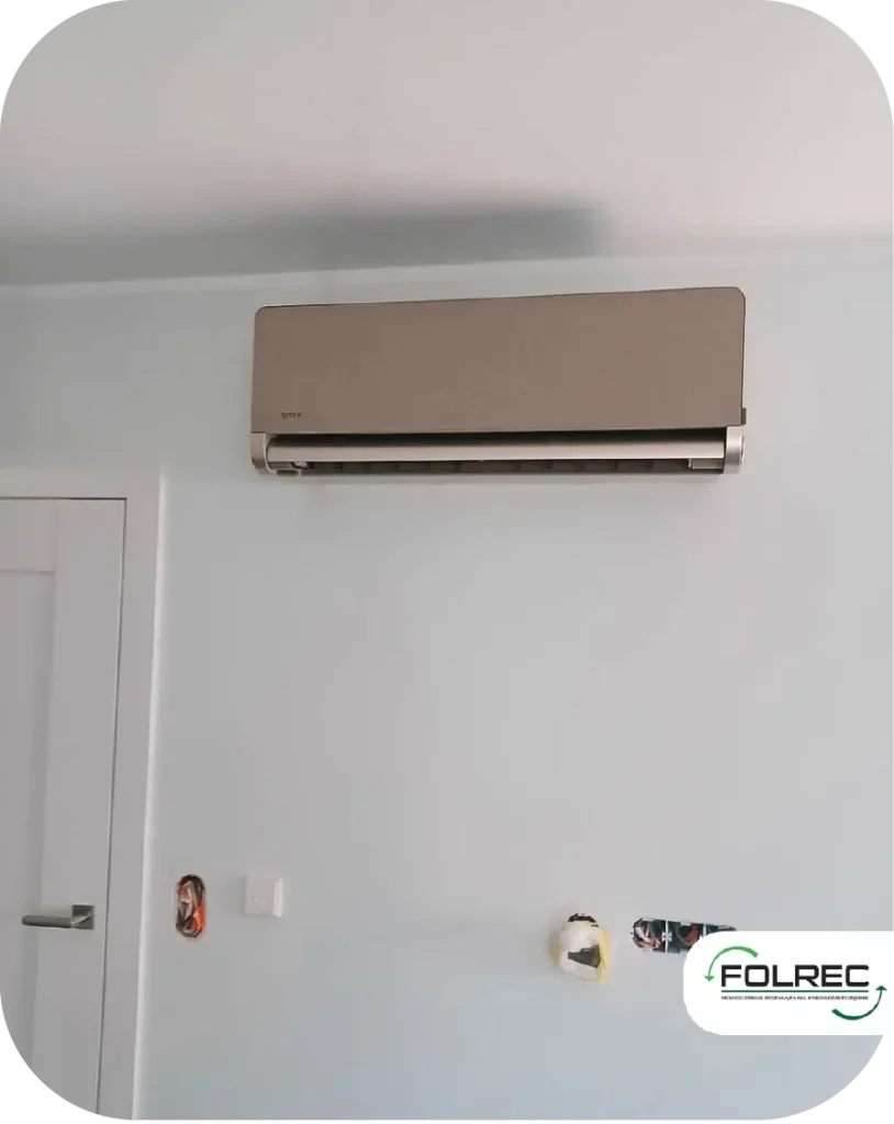 Klimatyzator w nowym domu Jarocin montaż jednostki wewnętrznej